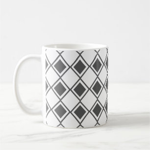 Grey Harlequin  Coffee Mug