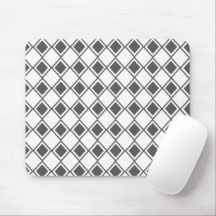 Grey Harlequin  Mouse Pad