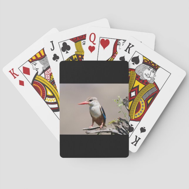 Grey-Headed Kingfisher Playing Cards (Back)