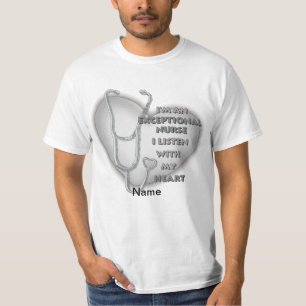 Grey heart exceptional nurse  T-Shirt