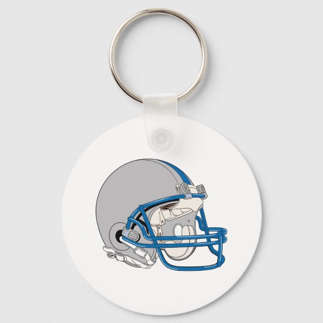 Grey Helmet Key Ring (Front)