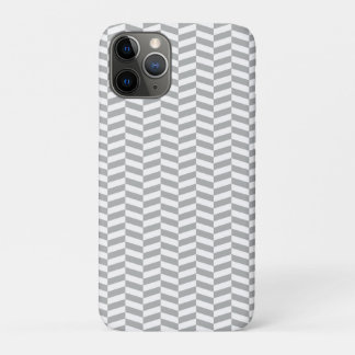 Grey Herringbone iPhone 11 Pro Case