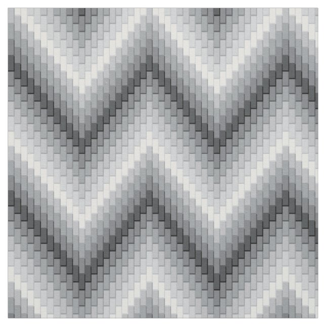 Grey Herringbone Fabric (Swatch)