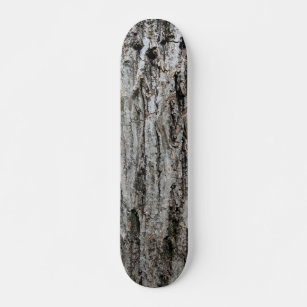 Grey hickory bark (Carya glabra) Skateboard