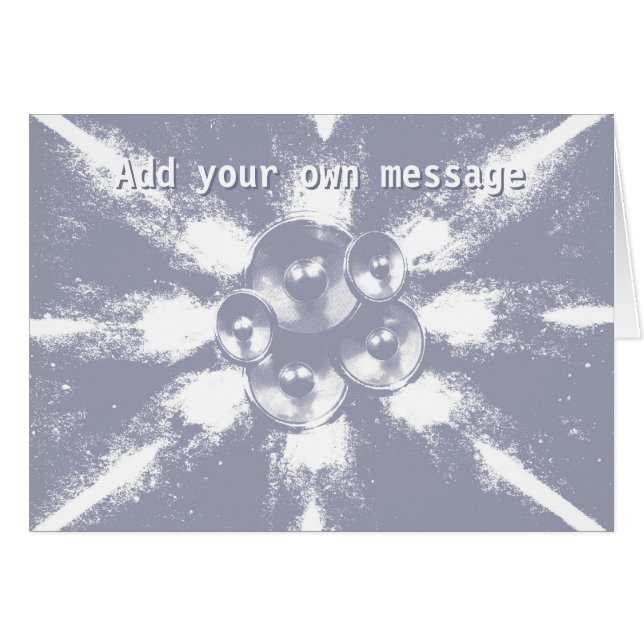 Grey high contrast music speakers (Front Horizontal)