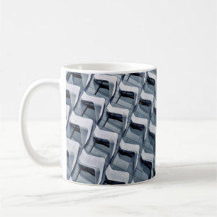 Grey high-rise building coffee mug