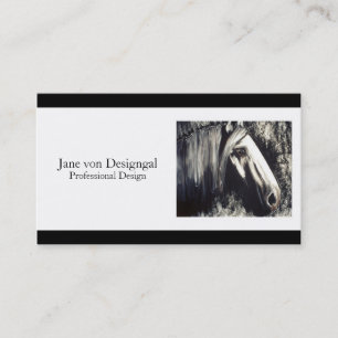 Grey Horse Business Card