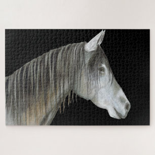 Grey Horse Jigsaw Puzzle