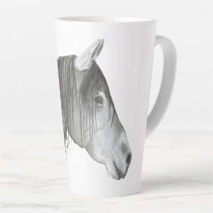 Grey Horse Latte Mug
