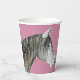 Grey Horse Paper Cups