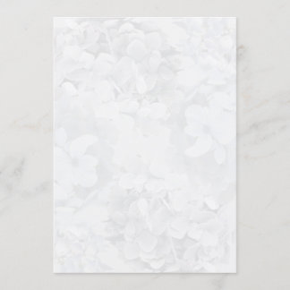 Grey Hydrangea Floral Program Fan Paper