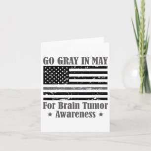 Grey In May Brain Tumour Awareness Cancer Hope Gre Card