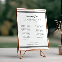 Grey In Memory Of Our Classmates Reunion Memorial