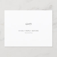 Grey Infinity Symbol Minimally Chic