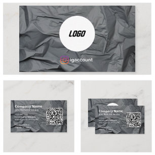 Grey Junk Removal Business Card