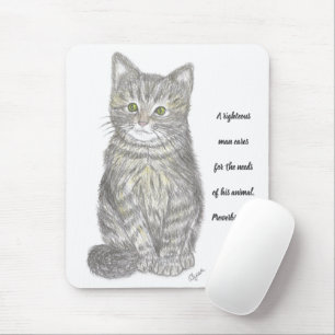 Grey Kitten Mousepad