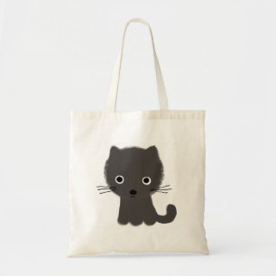 Grey Kitten Tote Bag