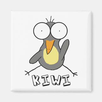 Grey Kiwi Magnet