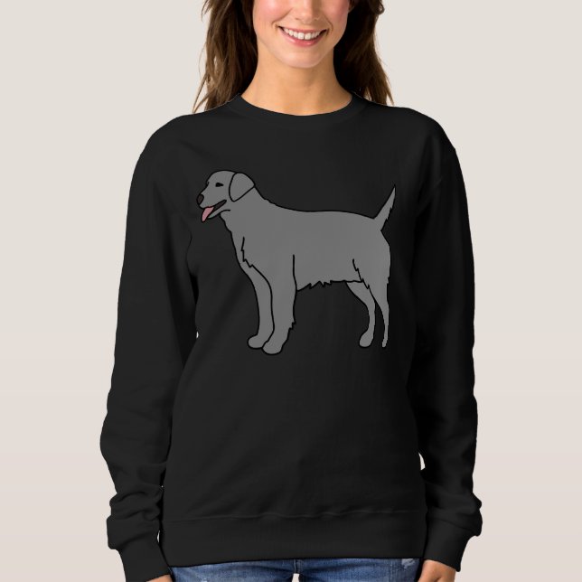 Grey Labrador Dog Sweatshirt (Front)