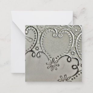 Grey Lace Card