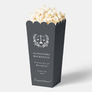 Grey Law Scales + Laurel Wreath Graduation Favour Box