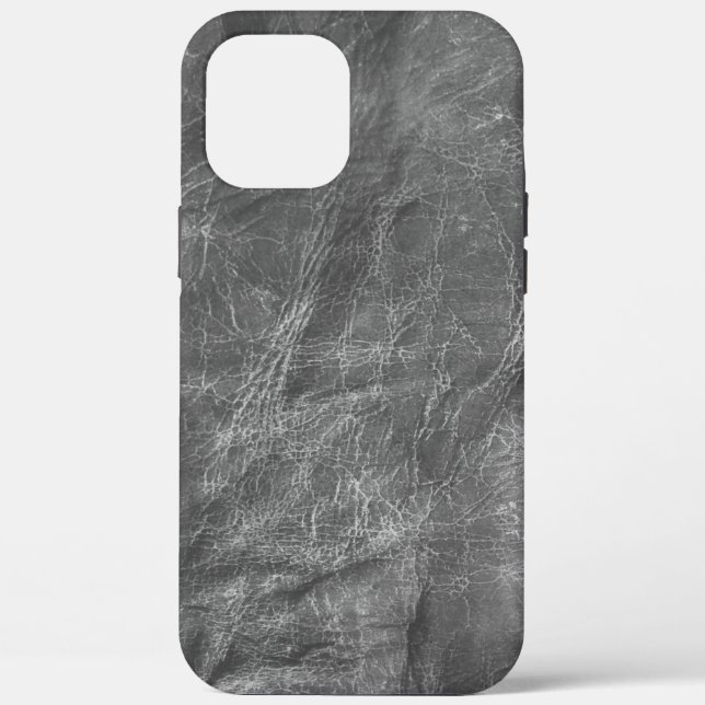 Grey Leather Case-Mate iPhone Case (Back)