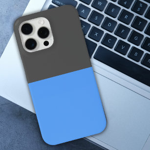Grey & Light Blue Colour Combination iPhone 15 Pro Max Case