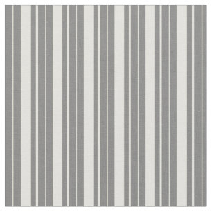 Grey & Light Yellow Coloured Pattern of Stripes Fabric