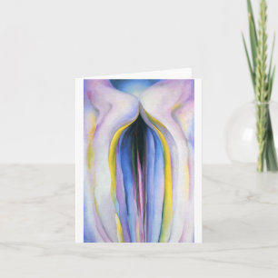Grey Line, Georgia O'Keeffe,  Card