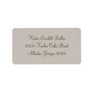 Grey Little Prince Baby Shower Address Labels