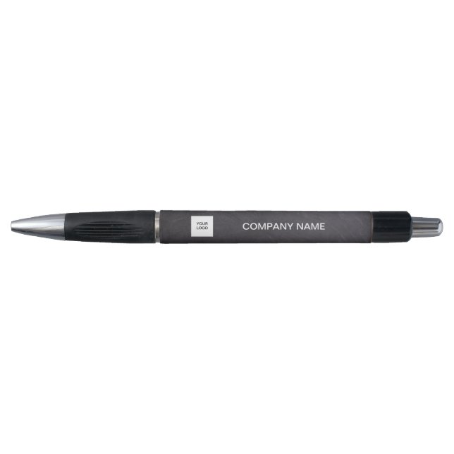 Grey Logo corporate Business Company Elegant Pen (Front)