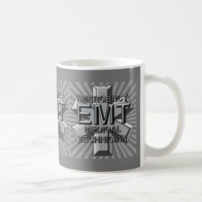 Grey Logo EMT Mug (Right)