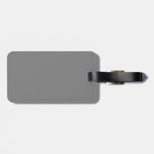 Grey Luggage Tag