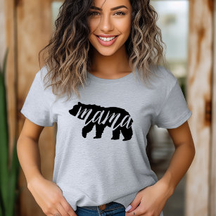 Grey Mama Bear T-Shirt