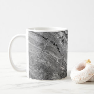 Grey marble coffee mug