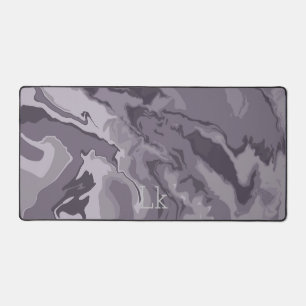 Grey Marble Colour Desk Mat