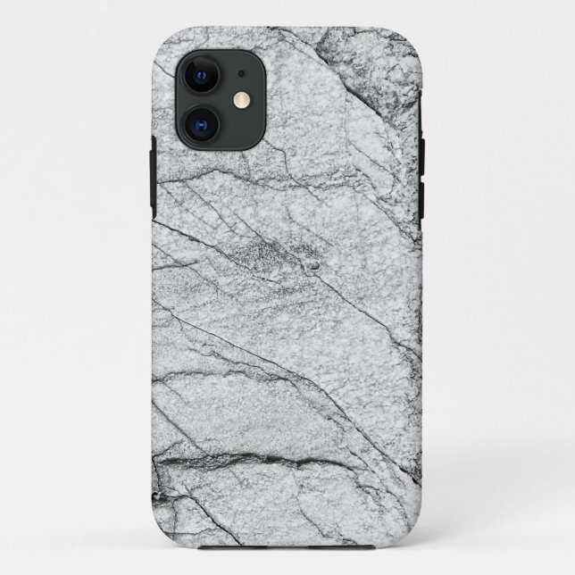 Grey Marble Dappled Concrete Case-Mate iPhone Case (Back)