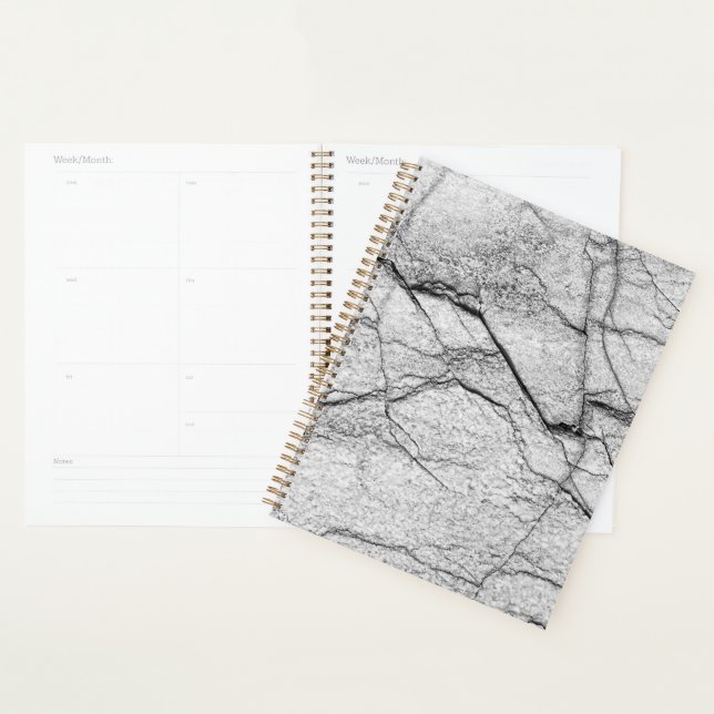 Grey Marble Dappled Concrete Planner (Display)