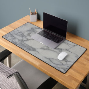 Grey Marble Desk Mat