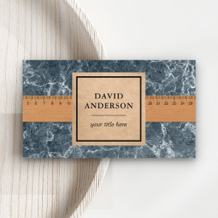 Grey Marble Granite Splashback Kitchen Countertop Business Card