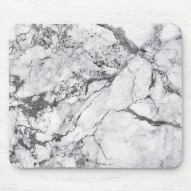 Grey Marble Mouse Pad (Front)