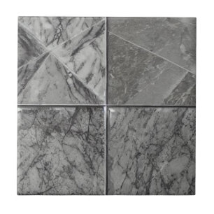Grey marble squares ceramic tiles