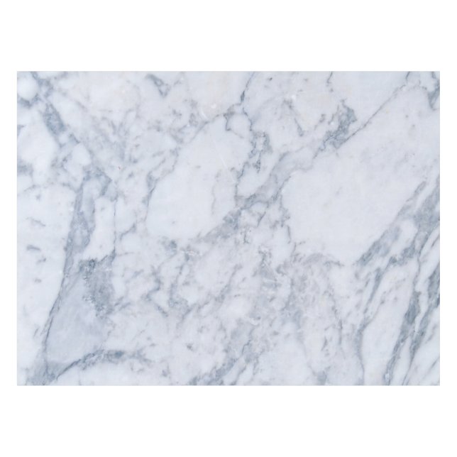 Grey Marble Stone Pattern Print Tablecloth (Front (Horizontal))