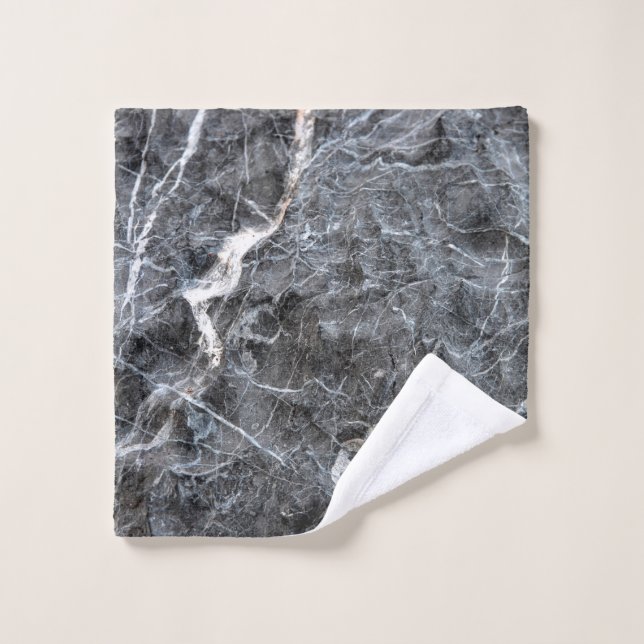 Grey marble stone wash cloth (Wash Cloth)