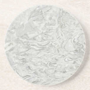 Grey marble surface pattern coaster
