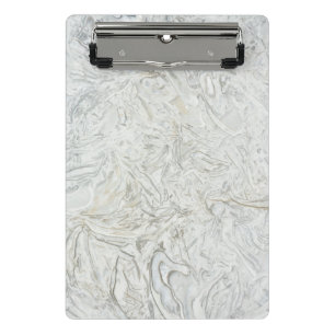 Grey marble surface pattern mini clipboard