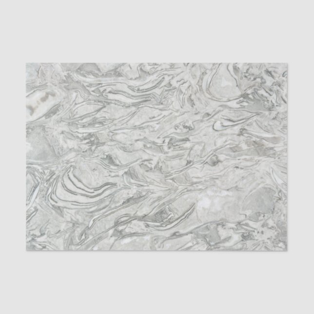 Grey marble surface pattern tissue paper (Front)