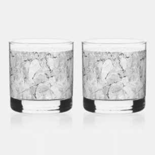 Grey Marble Texture Stone Mosaic Cascade Rocks Gla Whiskey Glass