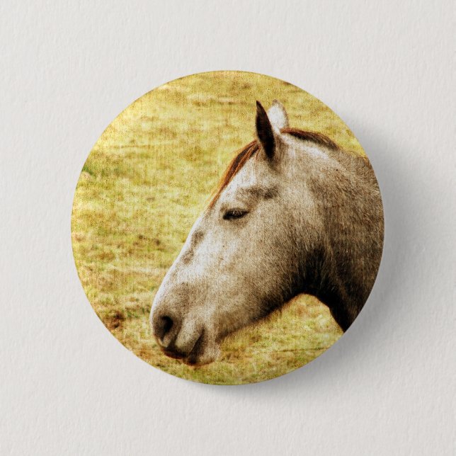 Grey Mare 6 Cm Round Badge (Front)