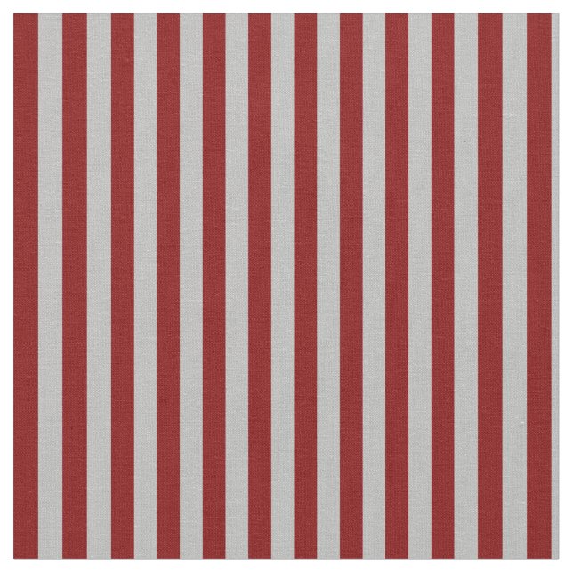 Grey & Maroon Coloured Lined/Striped Pattern Fabric (Close Up)